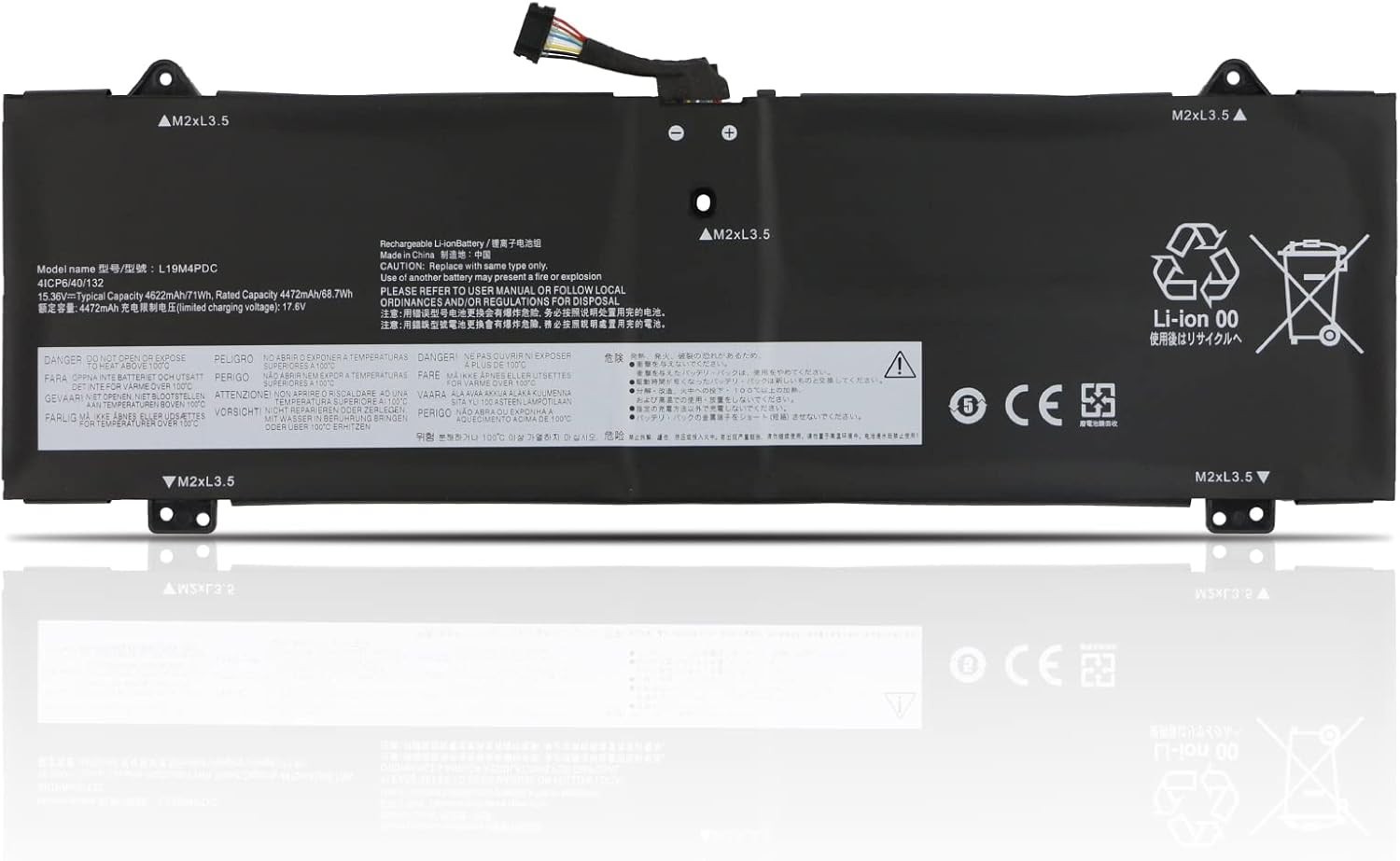 Batteria Lenovo L19C4PDC 71Wh 4675mAh Yoga 7 - Zero Compromessi