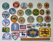 Lot of Boy Scout Patches 1970s 1980s 1990s New York Klondike Derby Merit Badges