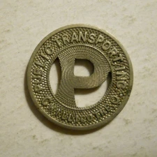 Chillicothe Public Transport, Inc. (Ohio) transit token - OH160B