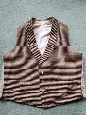 Vintage Gentleman's Victorian Waistcoat Regency Dandy Small Antique