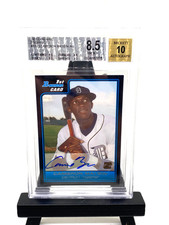 2006 Bowman Prospects Prospect Blue Cameron Maybin BGS 9 MINT Rookie Auto RC