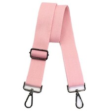 Purse Strap, Extra-Long 55" Adjustable Duffle Bag Straps-gunmetal Buckle-pink