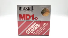 Maxell Mini-Floppy Disk MD1-D 12 Pack The Gold Standard Brand New Sealed