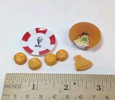 6" Figure Custom Fodder KFC 1:12 Lot Marvel Legends CHICKEN Pot Pie +Biscuits