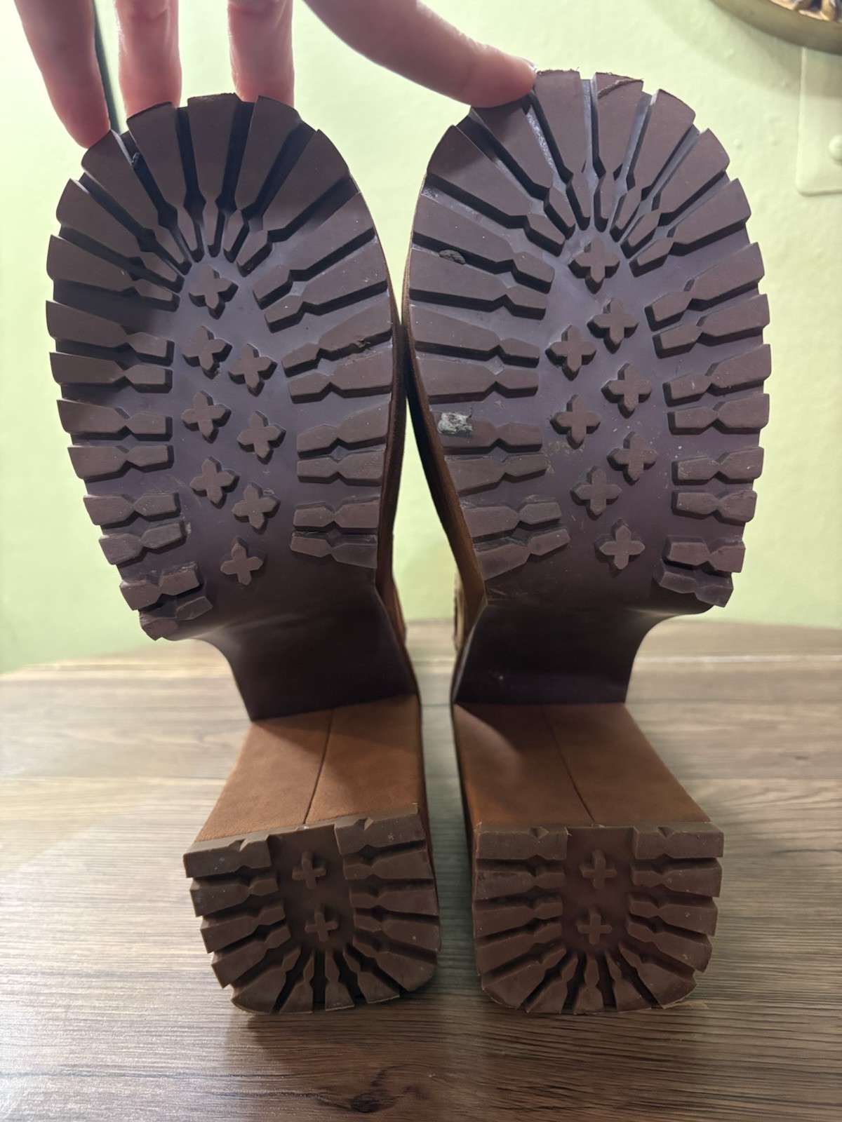 Dolls Kill Current Mood Patchwork Platform Boots … - image 22