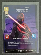 LOF 1023 Second Sister Seeking the Holocron Prestige Star Wars Unlimited Legends