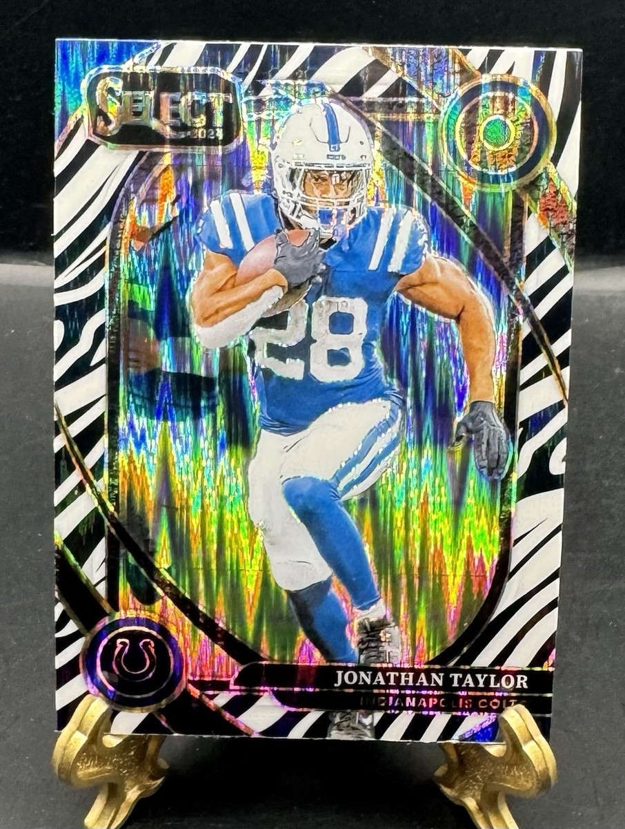 2024 Panini Select Colts Jonathan Taylor Zebra SSP Case Hit Club