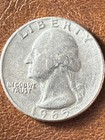 1965 Washington Silver Quarter No Mint Mark Error Rare Coin Collectable
