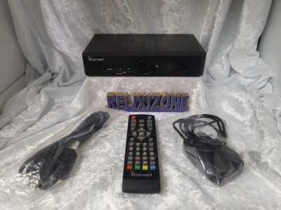 iKonvert SC-58 Digital DTV Converter Box ATSC w/ Remote & Cables   Works - Used