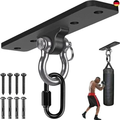 Kipika Schwerer Sackaufhänger ? robuste Boxsack-Halterung, Stahl-Aufhänger, D