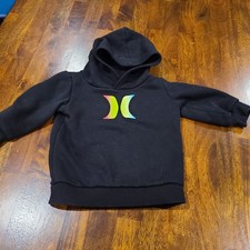 Hurley Fleece Logo Hoodie Sweatshirt and Pants Set Black Infant Toddler 12Months