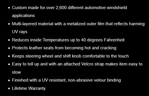 Заказной солнцезащитный козырек на лобовое стекло 2010–2018 Dodge Ram 2500/3500 без камеры DG-63 - Изображение 2 из 4