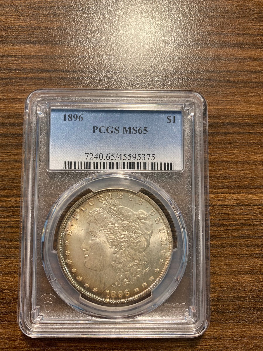 1896 モルガンダラー PCGS MS65PL Morgan dollar Certified Morgan Silver Dollar 1896 MS65 PCGS | Golden Eagle