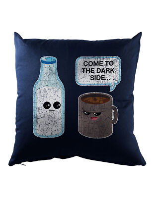 Dark Side Coffee Dekokissen Star Caffeine Nerd Wars Milk Computer Scientist