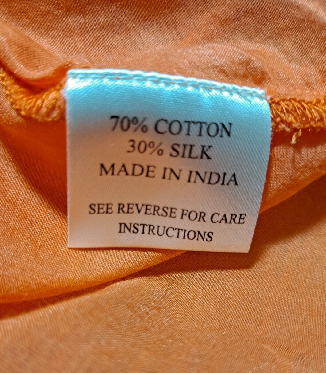 Roberta Freymann  Orange  Cotton-Silk Voile Tunic… - image 11