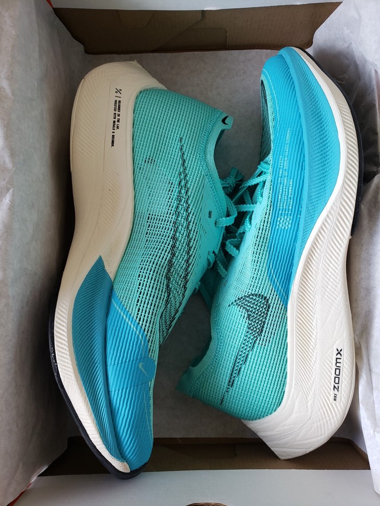 Nike ZoomX Vaporfly NEXT 2 Green Running Shoes Men 8.5 Women 10 CU4111-300