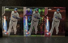 Rowdy Tellez 2020 Topps Chrome Xfractor, Pink & Base #141 Toronto Blue Jays