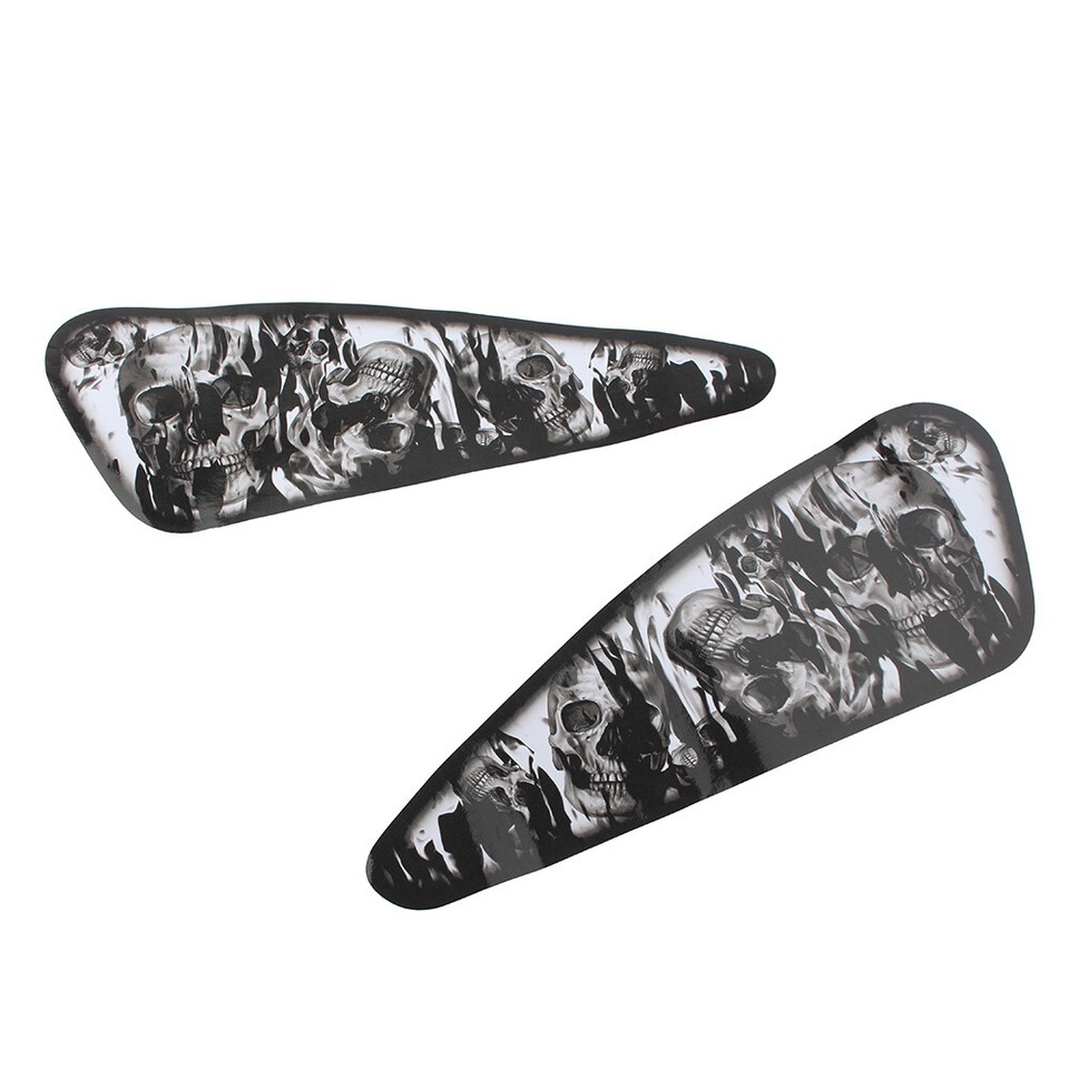 Pair Motorcycle Decals Fuel Gas Tank Stickers for Harley XL883 1200