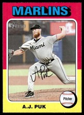 2024 Topps Heritage #271 A.J. Puk Miami Marlins