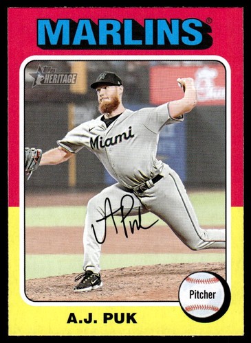 2024 Topps Heritage #271 A.J. Puk | Baseball Card