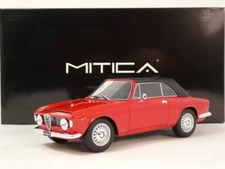Legendary Alfa Romeo Giulia 1600 GTC Cabriolet Closed Red 1964 1/18 MITICA10081