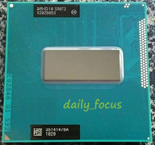 Intel Core i7-3920XM 2.9 GHz rPGA988B 4 cores 8 threads SR0T2 CPU Processor 8 MB - Picture 2 of 4
