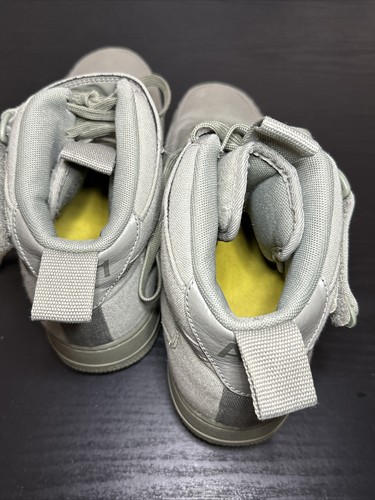 Nike Air Force 1 Mid '07 Canvas Dark Stucco AH6770-001 Mens Size 10 Green Shoes - Picture 9 of 12