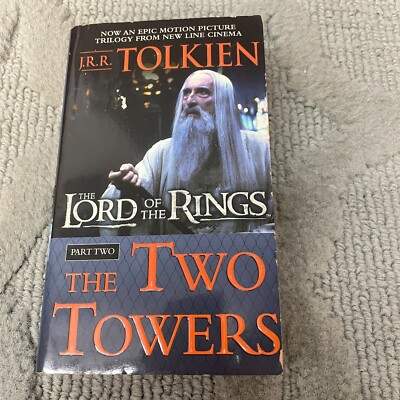 The Two Towers Fantasy Paperback Book by J.R.R. Tolkien from Del Rey 1994