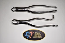 2 Dental Extracting Forceps MISDOM FRANK #210 & #88R  - High Quality Stainless