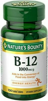 Nature's Bounty Vitamin B-12 1000 mcg Coated Tablets 100ct. Exp 7/27