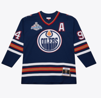 Mitchell & Ness Edmonton Oilers #94 Power Play Hockey Jersey New