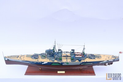HMS PRINCE OF WALES Schiffsmodell, Schiffsmodell aus Holz steht zum Verkauf