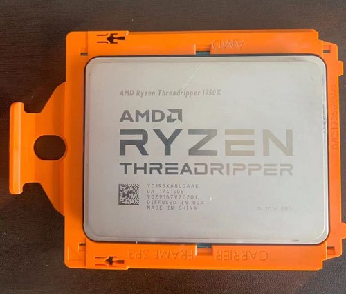 AMD Ryzen Threadripper 1950x CPU processor 3.40ghz 16cores 32threads tr4 x399 - Picture 1 of 2