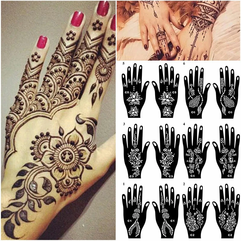Discover more than 83 mehndi stencils online india super hot seven.edu.vn