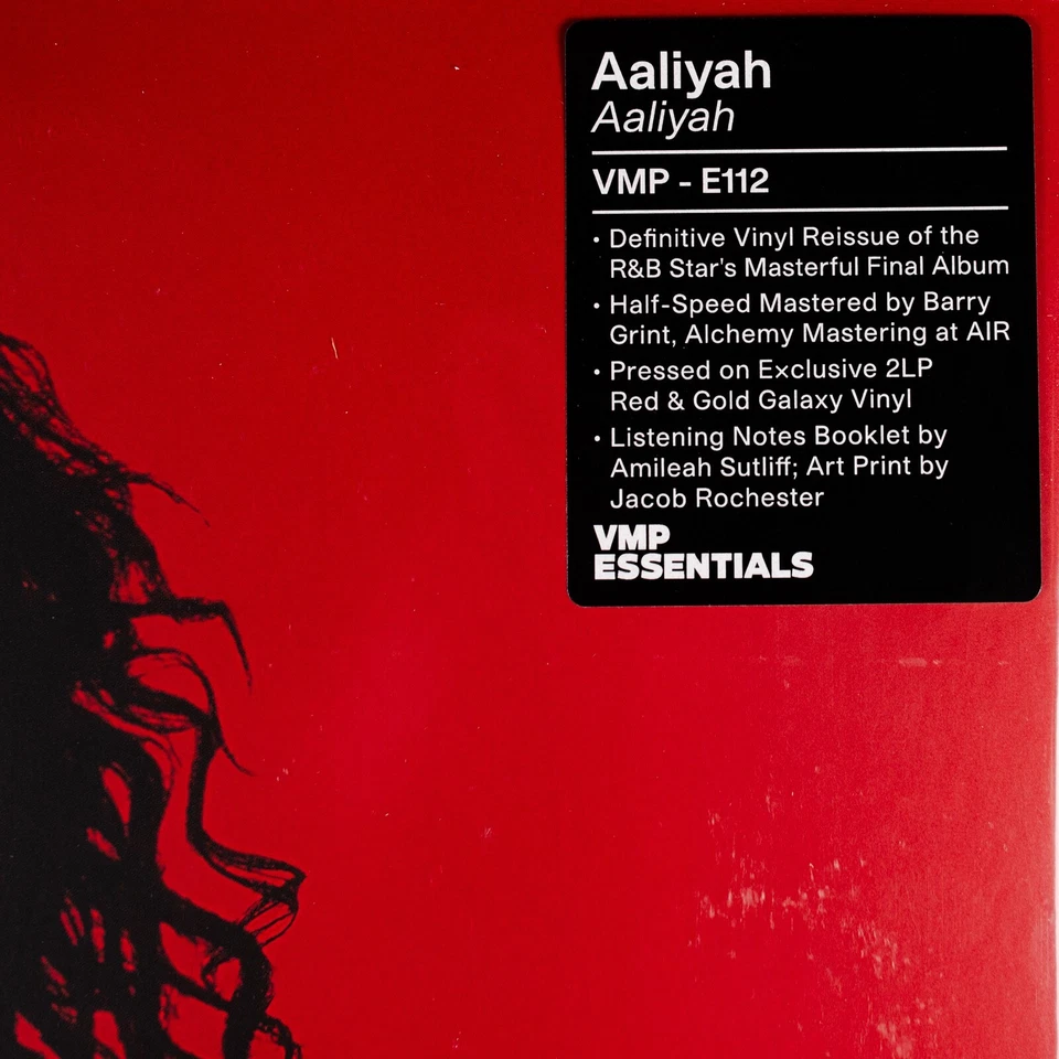 Aaliyah Self Titled Vinyl Record Red & Gold Galaxy 2x LP New Sealed - Image 2 of 4