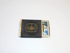 Vintage University of Iowa Playing Cards Double Deck Set Velvet Box