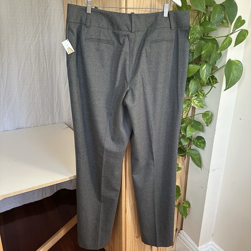 NWT Talbots Plus 18 Tall Wool Pants Italian Stretch Flannel High Waist Lined - Picture 3 of 12