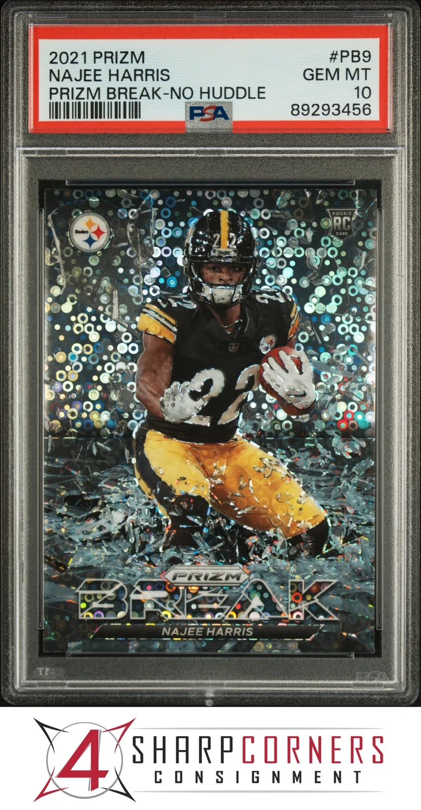 Najee Harris Panini Prizm Prizm Break #PB9 No Huddle