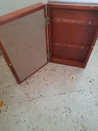 Sehr schöner Alter Antiker Schlüsselkasten Schlüsselschrank 20 x 30 x 7 cm - Bild 5 von 6