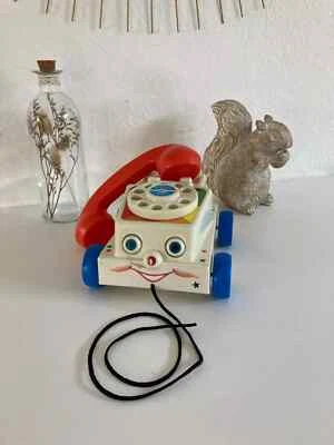 29 ⚜️ Jouet Téléphone à Tirer Fisher Price Toy Story Année 2009 Mattel - Photo 1/4