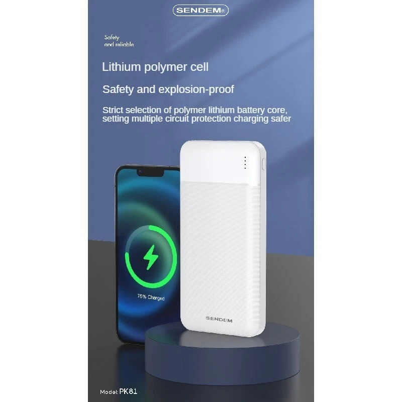 Power Bank 10000mAh 15W Charging Portable External Battery Backup For Cell Phone Power Bank 10000mAh 15W Charging Portable External Battery Backup For Cell Phone