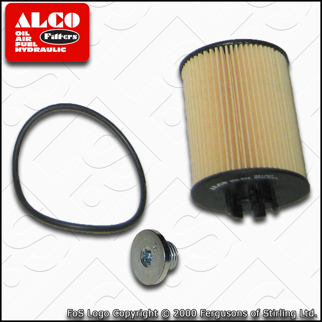 SERVICE KIT for VAUXHALL OPEL CORSA D 1.2 Z12XEP<19MA9234 OIL FILTER SUMP PLUG