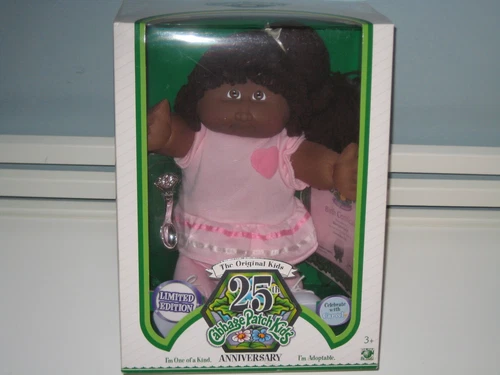 2008 CABBAGE PATCH KIDS LIMITED EDITION 25TH ANNIVERSARY - AFRICAN AMERICAN DOLL