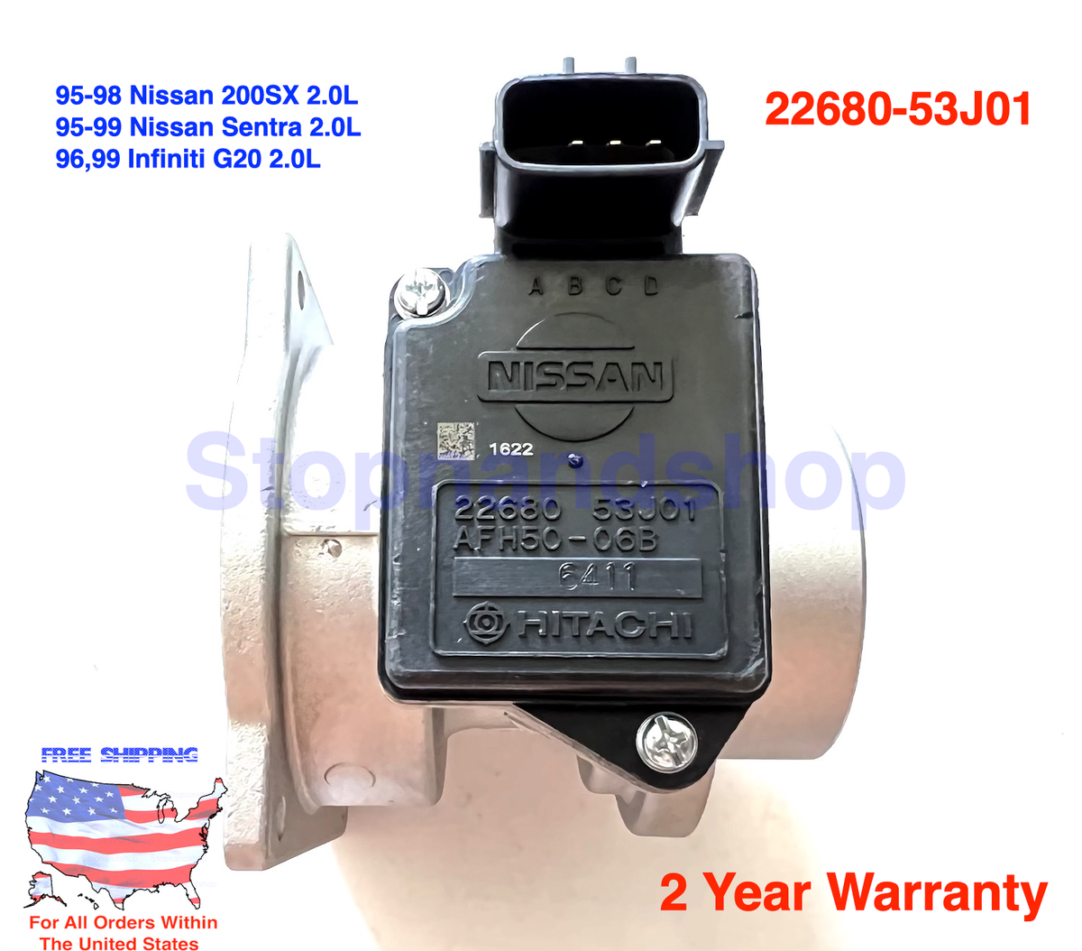 OEM Mass Air Flow Sensor MAF for Nissan 200SX Sentra OEM Mass Air Flow Sensor MAF for Nissan 200SX Sentra