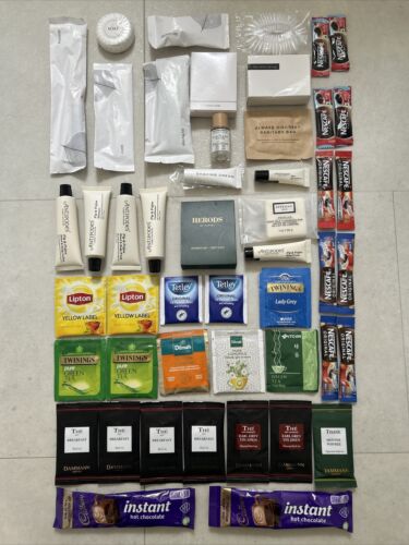 Travel Size Toiletries With Teas/Coffees  Brand New - Picture 1 of 5