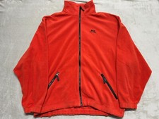 Mens Helly HANSEN FLEECE SWEATER Full Zip COLOR RED Size Large