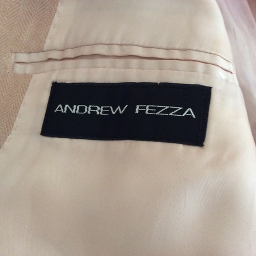 Andrew Fezza BLAZER Mens 48R 100% SILK TIE-DYE Jacket Sport Coat UNIQUE RARE - Picture 12 of 12