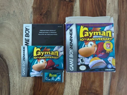 Rayman 10th Anniversary Collection GBA Nintendo Gameboy Advance Game CIB