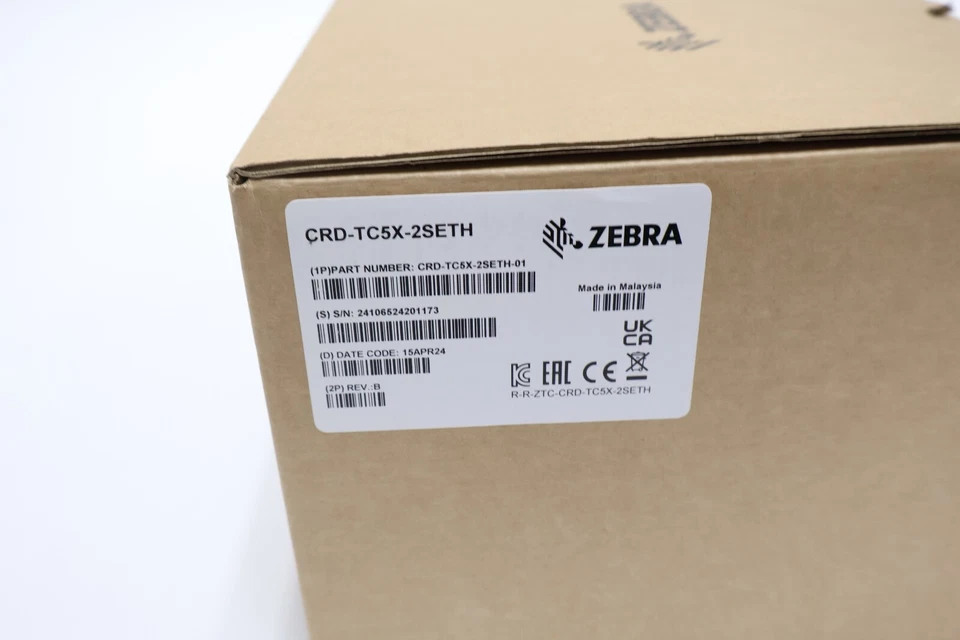 Nueva base USB Ethernet Zebra CRD-TC5X-2SETH-02 para TC51 TC52 TC56 TC57 con fuente de alimentación Foto 2 de 4