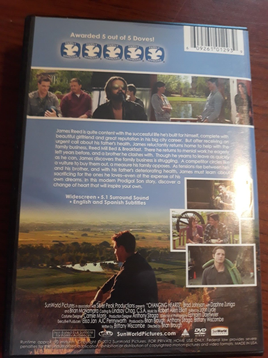 Changing Hearts (2012 DVD) Brad Johnson, Daphne Zuniga